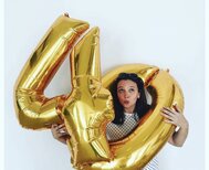 Folie cijfer ballonnen