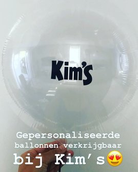 Gepersonaliseerde ballon bestellen