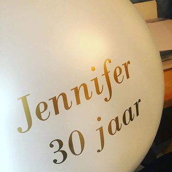 Gepersonaliseerde ballon bestellen