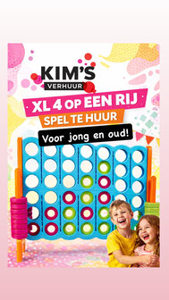 XL 4 op een rij spel te huur